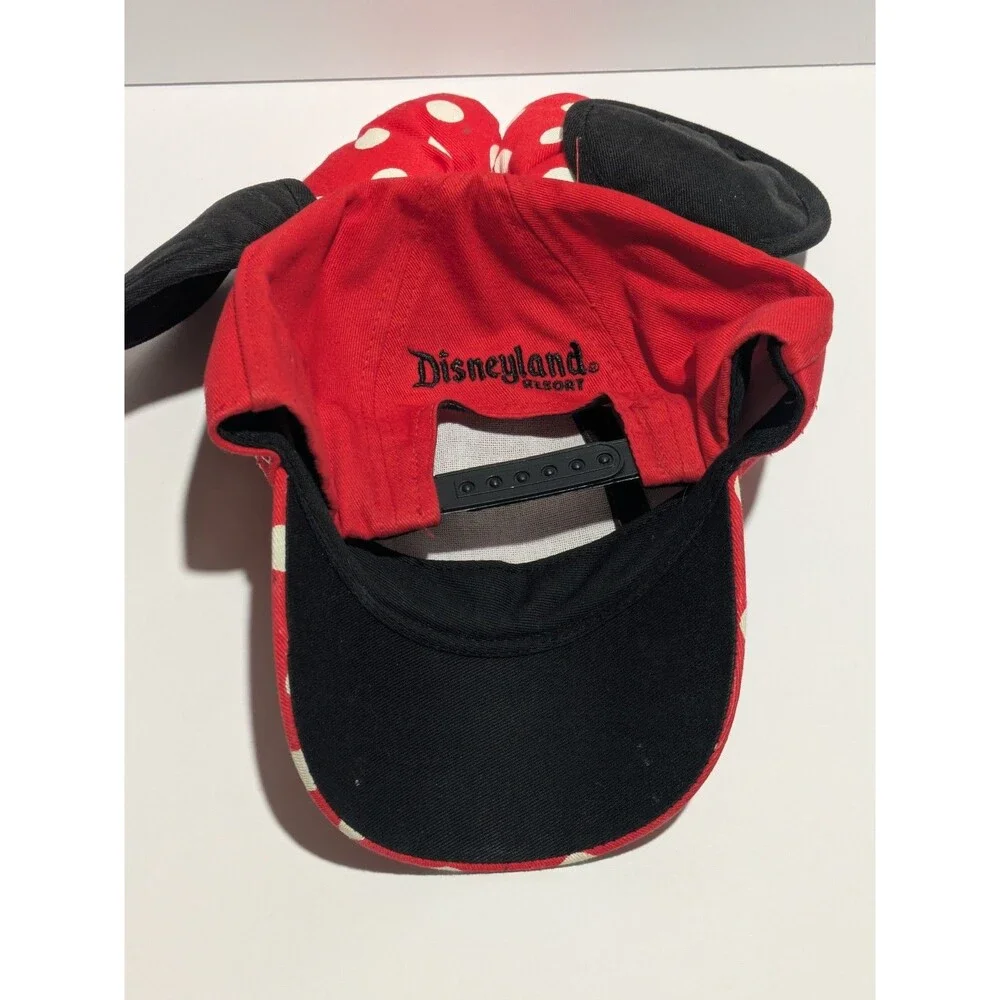 Disney Parks Disneyland Minnie Mouse‎ Polka Dot Bow Ears Hat Youth